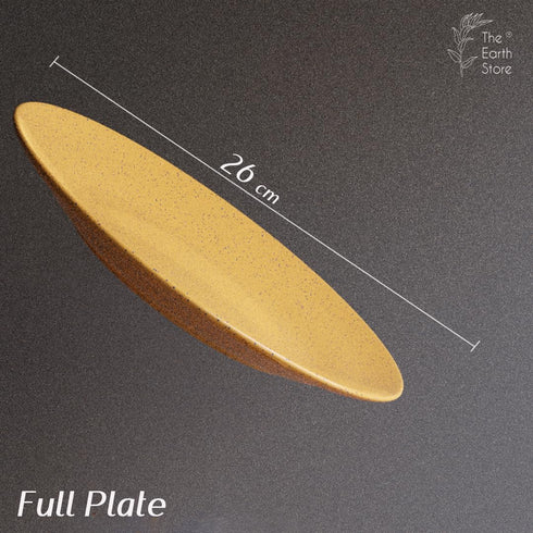 Mustard Marble Ceramic Dinner Set 12 Piece for Family of 4